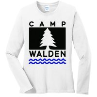 Camp Walden Summer Camp  Summer Camp Ladies Long Sleeve Shirt