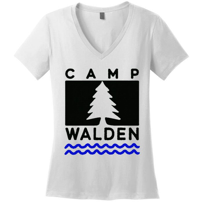 Camp Walden Summer Camp  Summer Camp Women's V-Neck T-Shirt