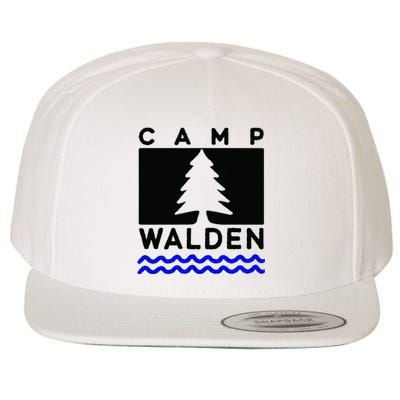 Camp Walden Summer Camp  Summer Camp Wool Snapback Cap