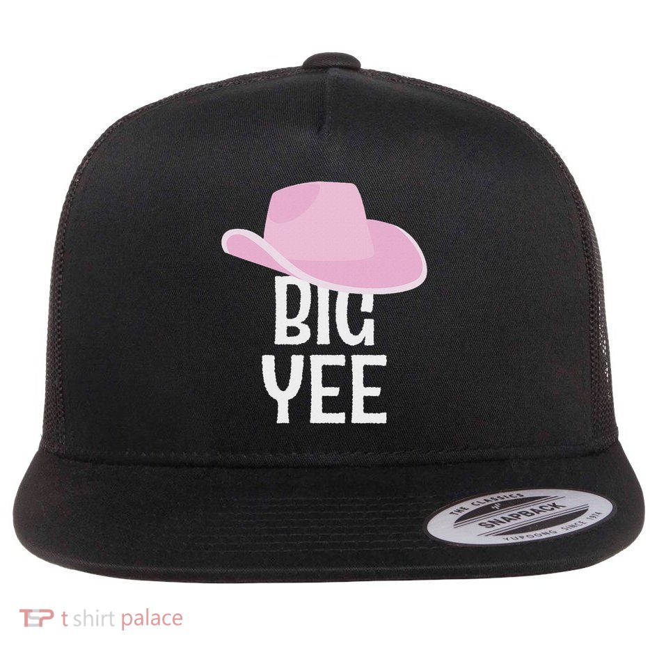 Country Western Theme Sorority Reveal Big Yee Cowgirl Hat Flat Bill Trucker Hat
