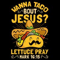 Christian Wanna Taco Bout Jesus Funny Impact Tech Backpack