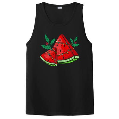 Christmas Watermelon Tropical Summer Christmas In July PosiCharge Competitor Tank