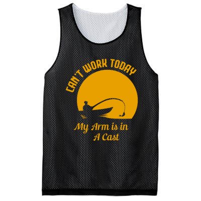 CanT Work Today My Arm Is In A Cast Mesh Reversible Basketball Jersey Tank