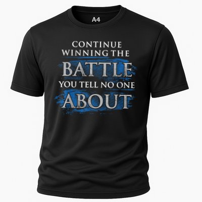 Continue Winning The Battle You Tell No One About Cooling Performance Crew T-Shirt