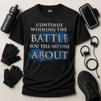 Continue Winning The Battle You Tell No One About Performance Shirt