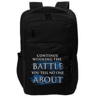 Continue Winning The Battle You Tell No One About Impact Tech Backpack