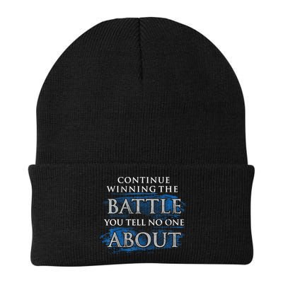 Continue Winning The Battle You Tell No One About Beanie