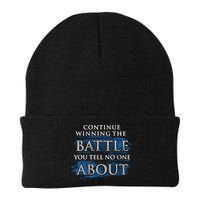 Continue Winning The Battle You Tell No One About Beanie