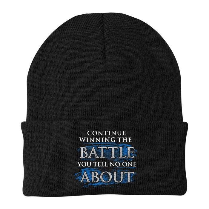Continue Winning The Battle You Tell No One About Beanie