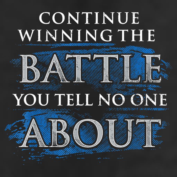 Continue Winning The Battle You Tell No One About Beanie