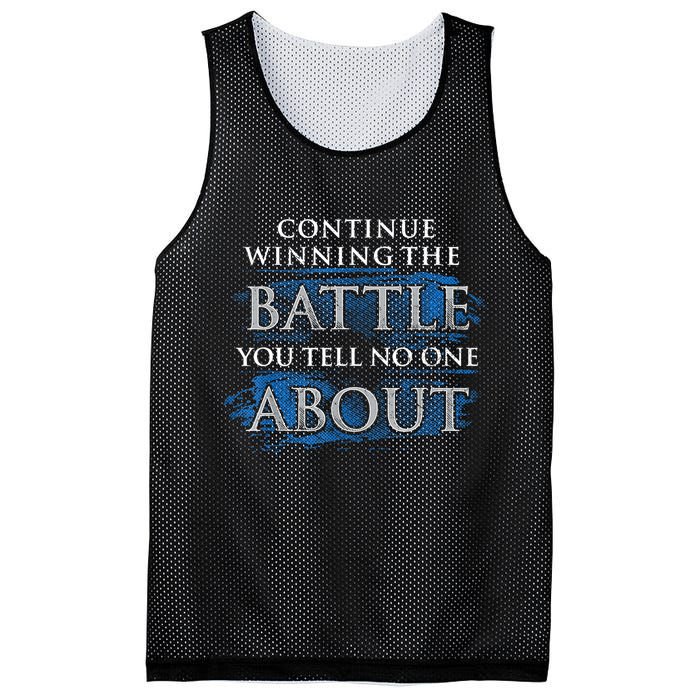 Continue Winning The Battle You Tell No One About Mesh Reversible Basketball Jersey Tank