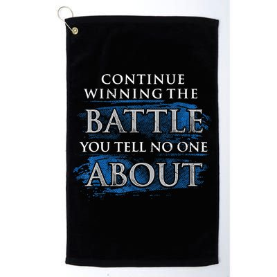 Continue Winning The Battle You Tell No One About Golf Towel