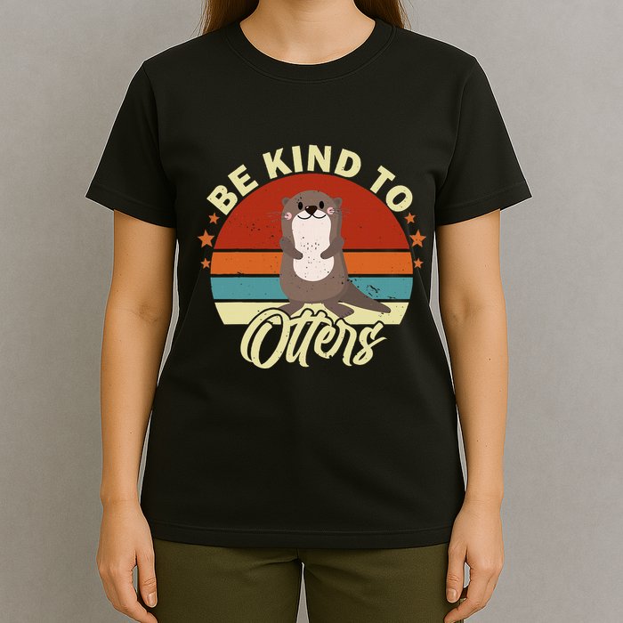 Children With The Inscription Sei Nett Zu Otters Sei Nett Zu Andere T-Shirt