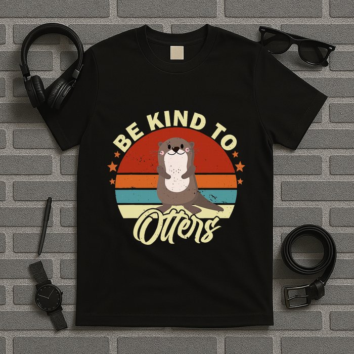 Children With The Inscription Sei Nett Zu Otters Sei Nett Zu Andere T-Shirt