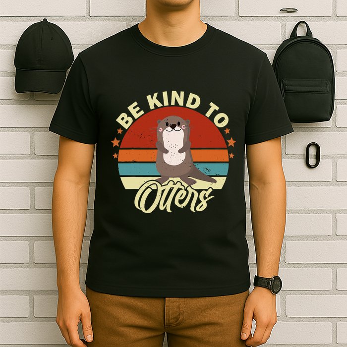 Children With The Inscription Sei Nett Zu Otters Sei Nett Zu Andere T-Shirt