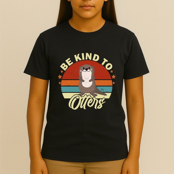 Children With The Inscription Sei Nett Zu Otters Sei Nett Zu Andere T-Shirt