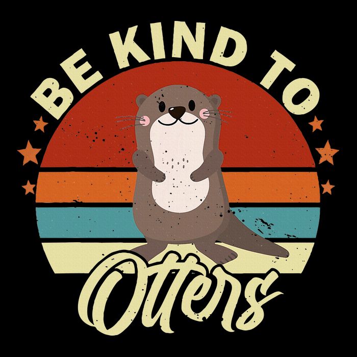 Children With The Inscription Sei Nett Zu Otters Sei Nett Zu Andere T-Shirt