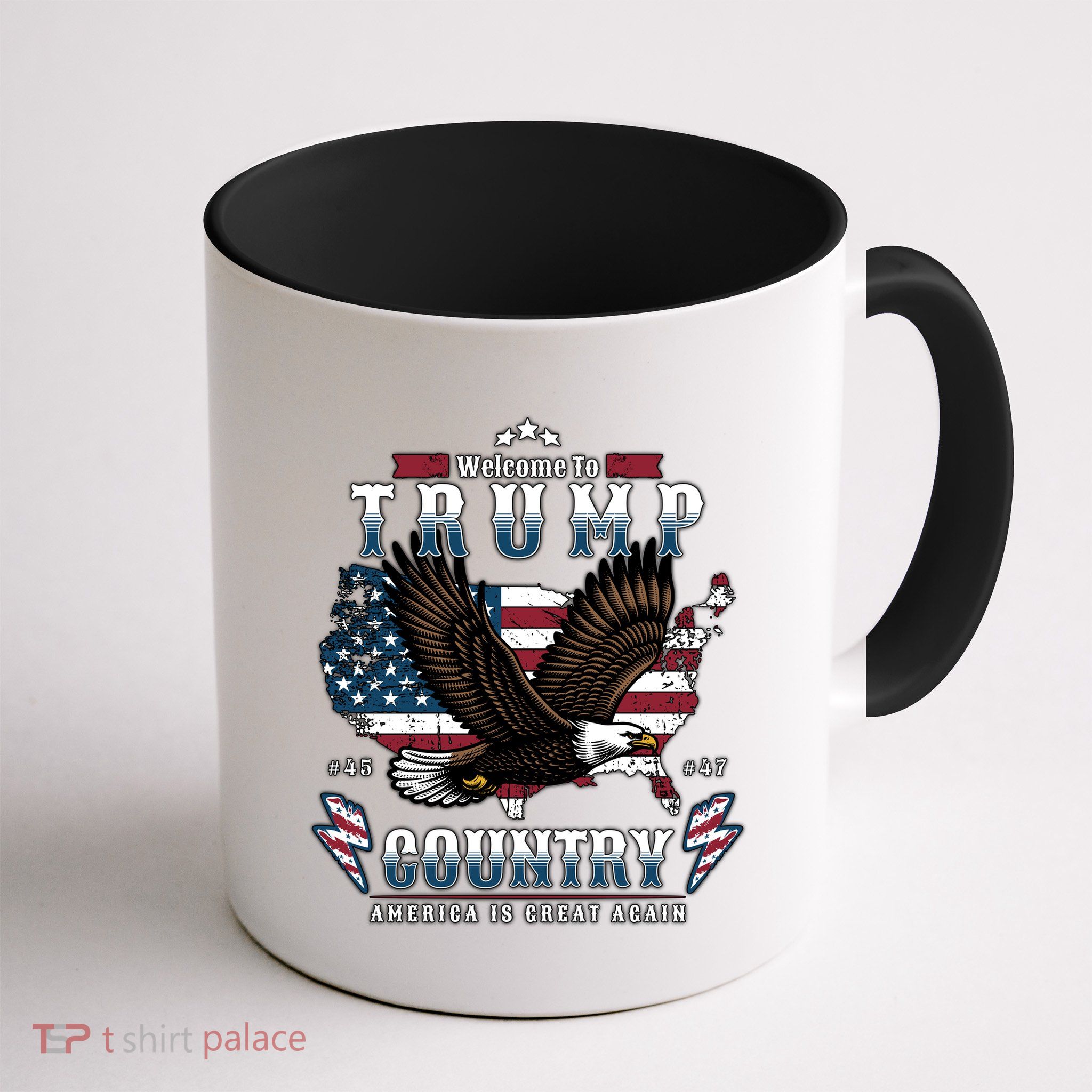 Classic Welcome To Trump Country Maga Eagle Mug