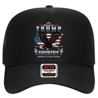 Classic Welcome To Trump Country Maga Eagle Trucker Hat