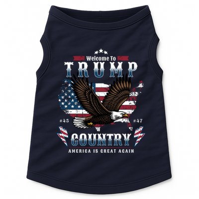 Classic Welcome To Trump Country Maga Eagle Doggie Tank