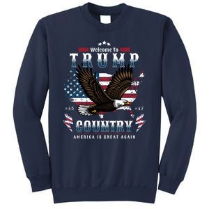 Classic Welcome To Trump Country Maga Eagle Sweatshirt