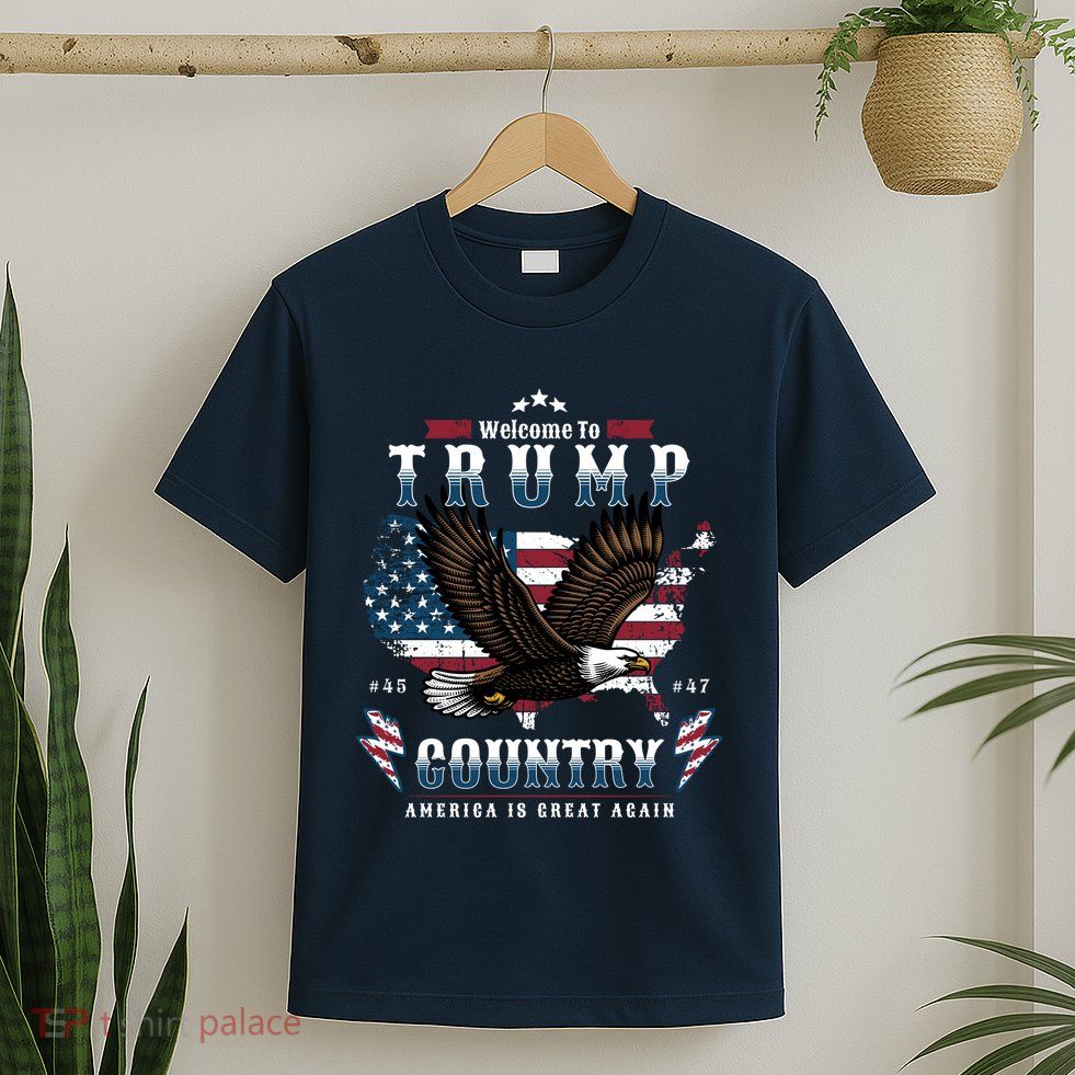 Classic Welcome To Trump Country Maga Eagle T-Shirt