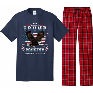 Classic Welcome To Trump Country Maga Eagle Pajama Set