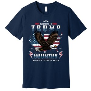 Classic Welcome To Trump Country Maga Eagle Premium T-Shirt