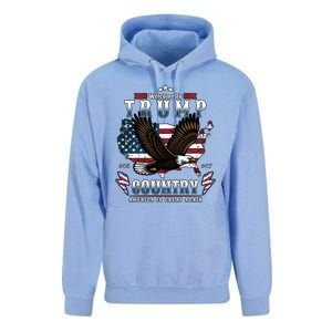 Classic Welcome To Trump Country Maga Eagle Unisex Surf Hoodie