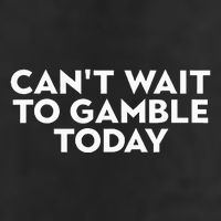 CanT Wait To Gamble Today Garment-Dyed Fleece Hoodie