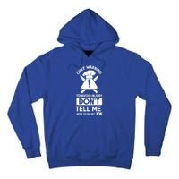 Chef Warning To Avoid In Jury Dont Tell Me Chef Gift Tall Hoodie