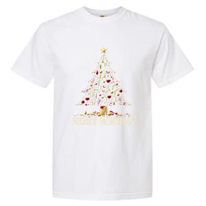 Christmas Wine Tree Merry Winemas Funny Alcohol Ing Pun Meaningful Gift Garment-Dyed Heavyweight T-Shirt