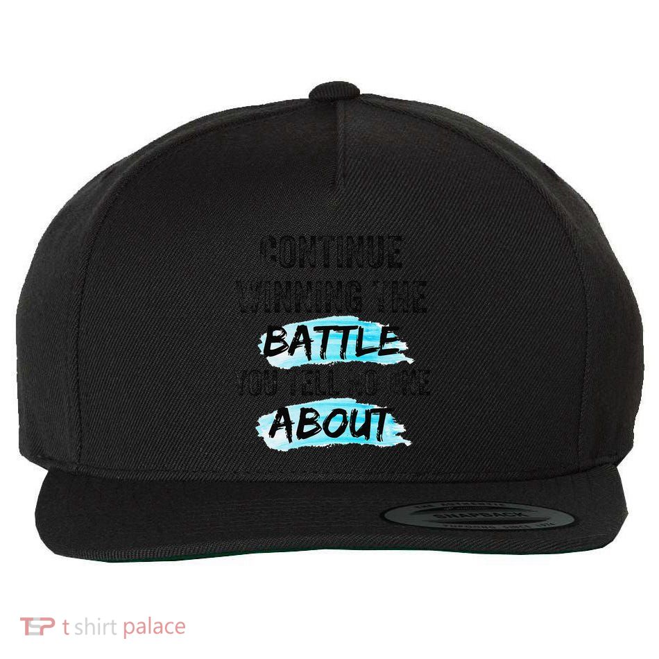 Continue Winning The Battle You Tell No One About Empowerm Wool Snapback Cap