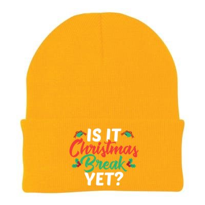 Cant Wait Til Christmas Funny Is It Christmas Break Yet Funny Gift Knit Cap Winter Beanie