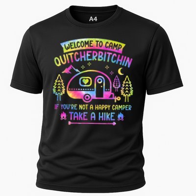 Camper Welcome To Camp Quitcherbitchin Funny Camping Life Performance Shirt
