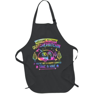 Camper Welcome To Camp Quitcherbitchin Funny Camping Life Apron
