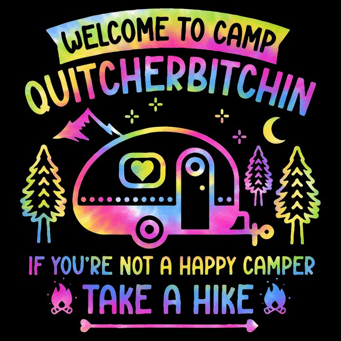 Camper Welcome To Camp Quitcherbitchin Funny Camping Life Mesh Reversible Basketball Jersey Tank