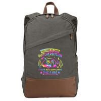 Camper Welcome To Camp Quitcherbitchin Funny Camping Life Cotton Canvas Backpack
