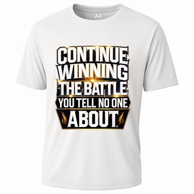 Continue Winning The Battle You Tell No One About Cooling Performance Crew T-Shirt