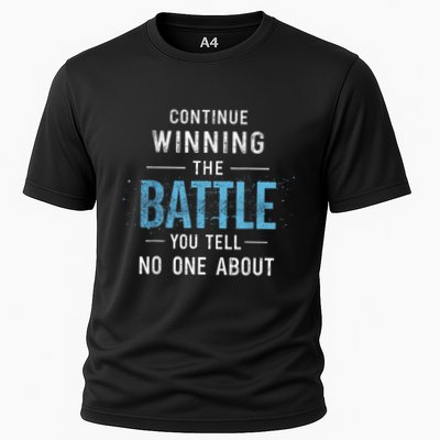 Continue Winning The Battle You Tell No One About Cooling Performance Crew T-Shirt
