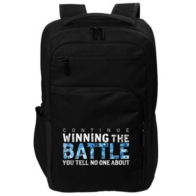 Continue Winning The Battle You Tell No One About Impact Tech Backpack