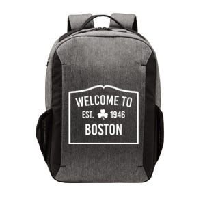 Celtics Welcome To Boston Est 1946 Vector Backpack