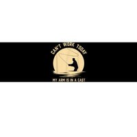 Can't Work Today My Arm Is In A Cast Funny Fly Fishing Bumper Sticker