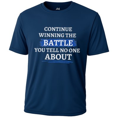 Continue Winning The Battle You Tell No One About Cooling Performance Crew T-Shirt
