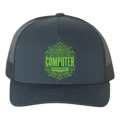 Computer Whisperer Tech Support It Funny Computer Engineer Yupoong Adult 5-Panel Trucker Hat