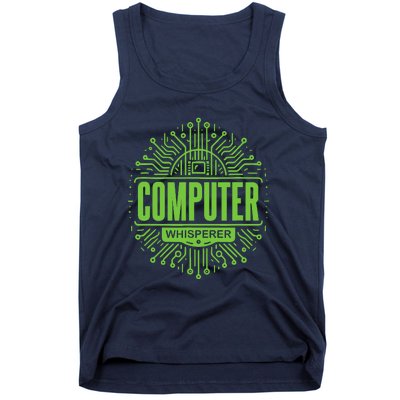 Computer Whisperer Tech Support It Funny Computer Engineer Tank Top