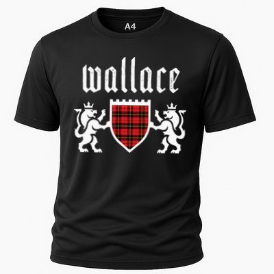 Clan Wallace Tartan Scottish Plaid Wallace Family Performance Shirt