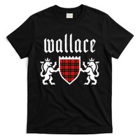 Clan Wallace Tartan Scottish Plaid Wallace Family T-Shirt