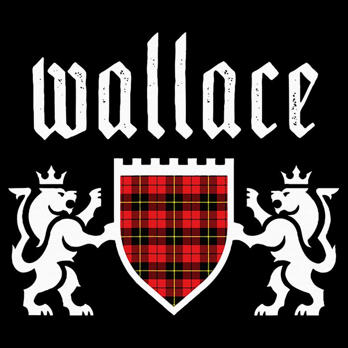 Clan Wallace Tartan Scottish Plaid Wallace Family T-Shirt