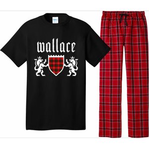 Clan Wallace Tartan Scottish Plaid Wallace Family Pajama Set